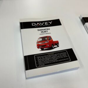 Daihatsu Hijet Owner's Manual - S500 Series