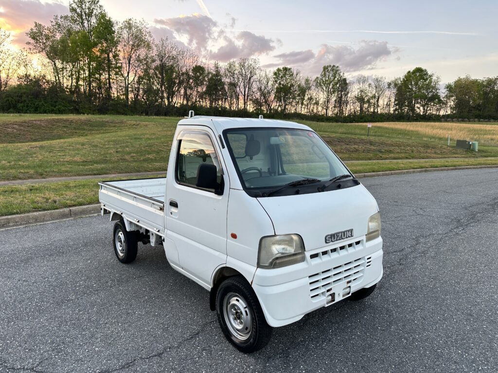 2001 Suzuki Carry 4WD Fuel Injected 2-Speed Transfer Case A/C Mini Truck for Sale