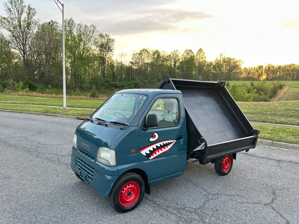 2000 Suzuki Carry 3-Way Dump Truck 4WD Fuel Injected Mini Truck for Sale