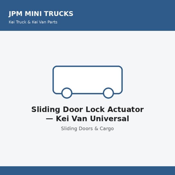 Sliding Door Lock Actuator — Kei Van Universal