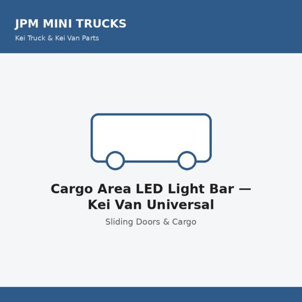 Cargo Area LED Light Bar — Kei Van Universal