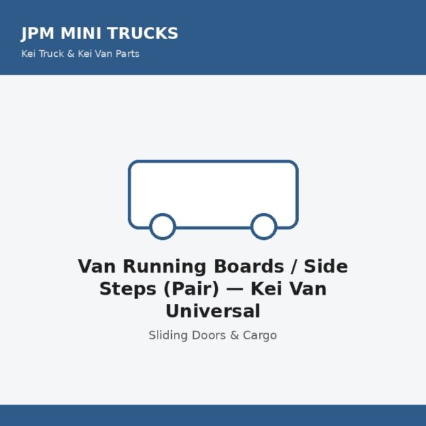 Van Running Boards / Side Steps (Pair) — Kei Van Universal