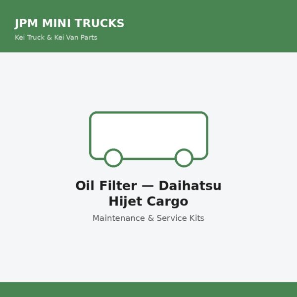 Oil Filter β Daihatsu Hijet Cargo
