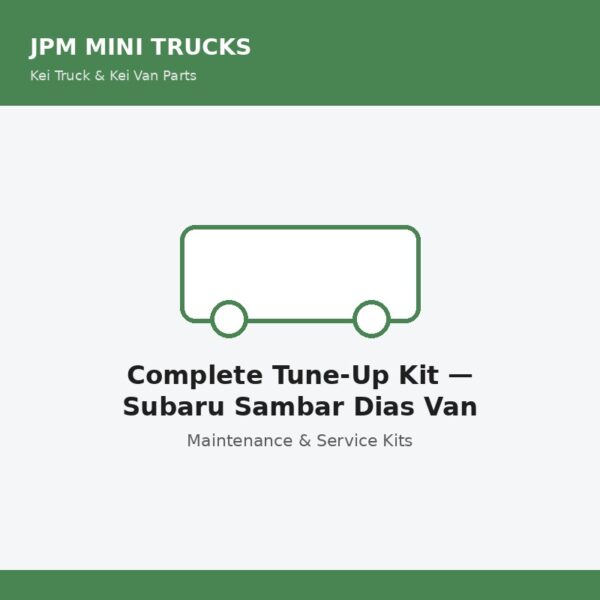 Complete Tune-Up Kit — Subaru Sambar Dias Van