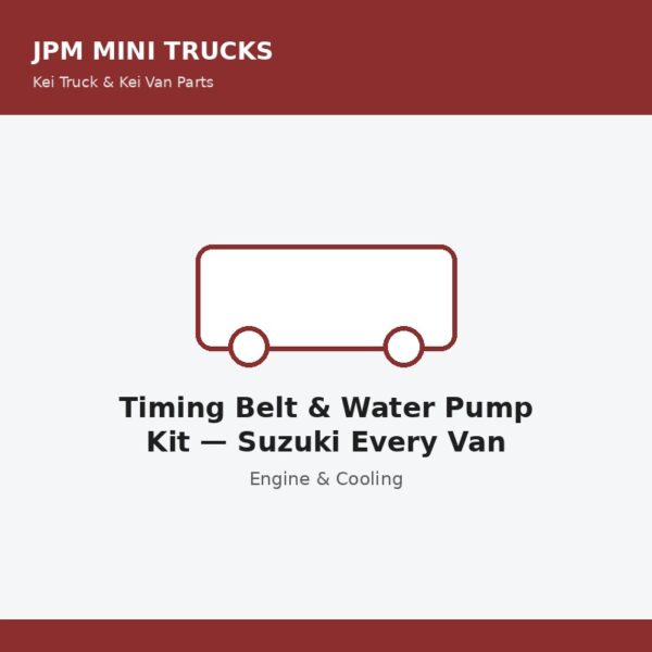 Timing Belt & Water Pump Kit — Suzuki Every Van