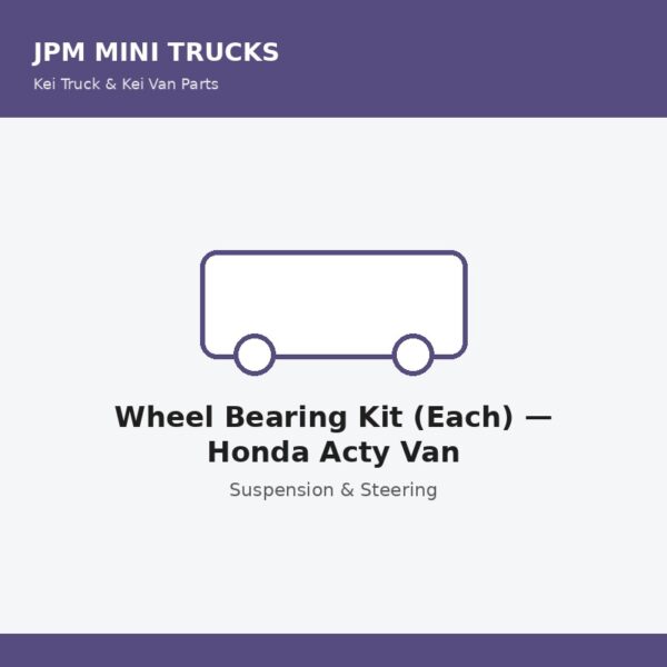Wheel Bearing Kit (Each) — Honda Acty Van