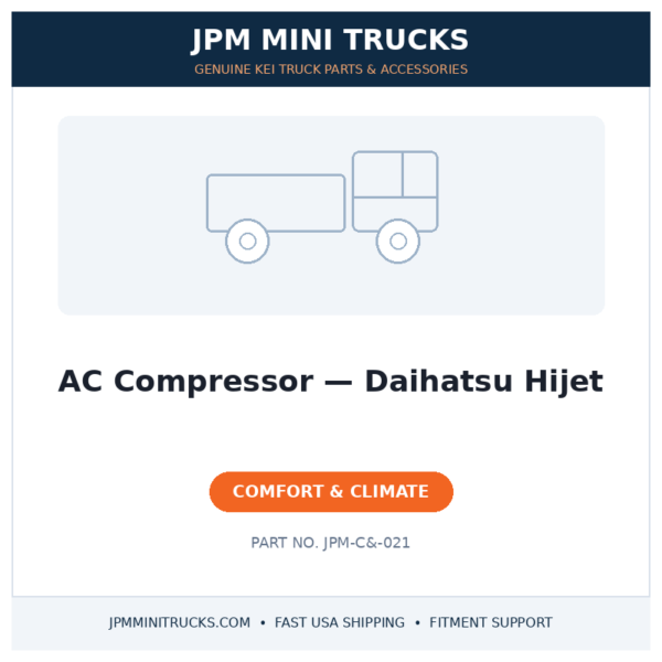 AC Compressor — Daihatsu Hijet