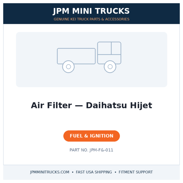 Air Filter — Daihatsu Hijet