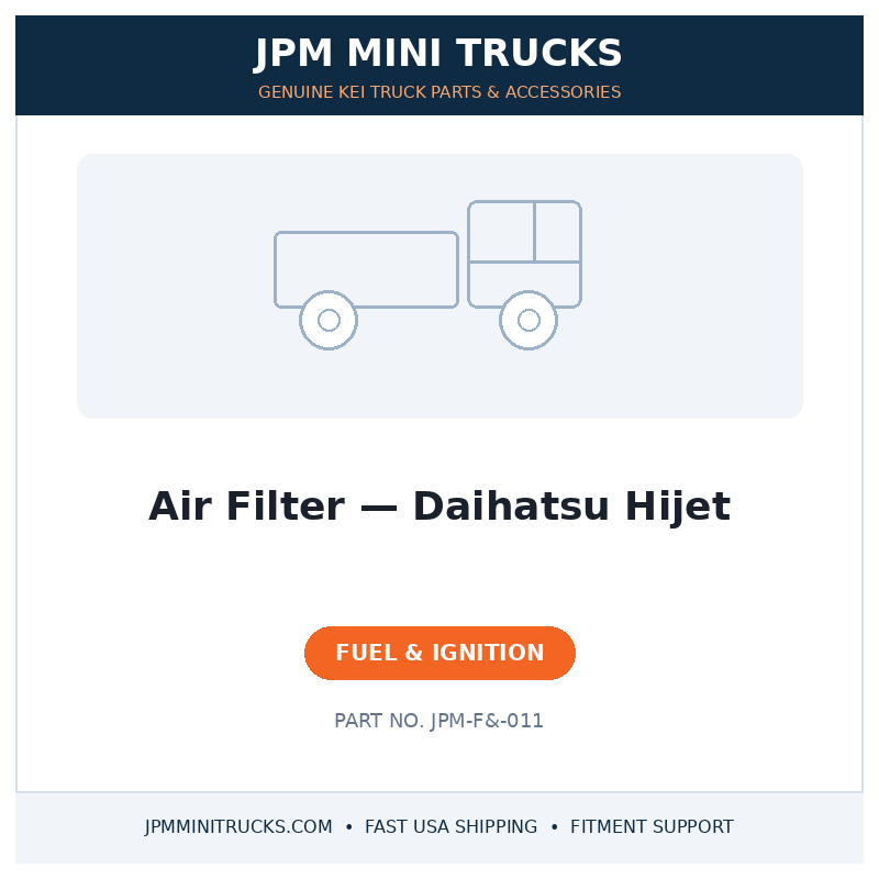 Air Filter — Daihatsu Hijet