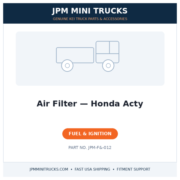 Air Filter — Honda Acty