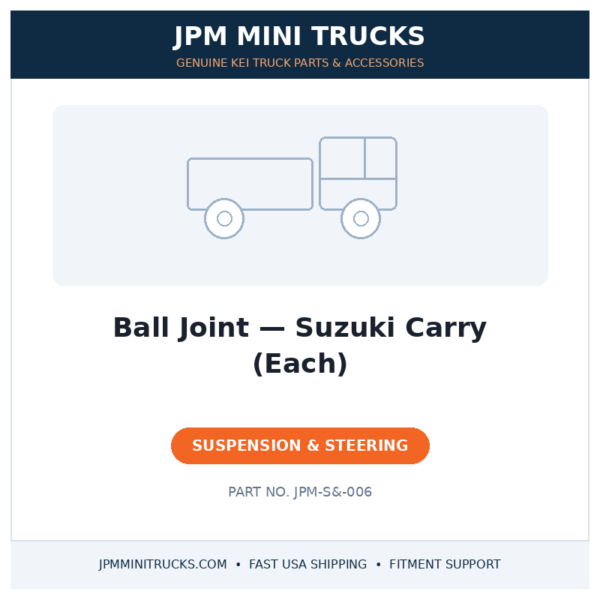 Ball Joint — Suzuki Carry (Each)