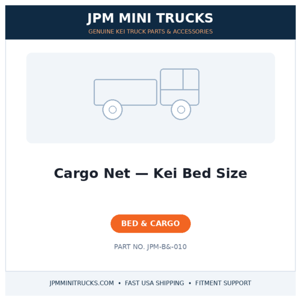 Cargo Net — Kei Bed Size