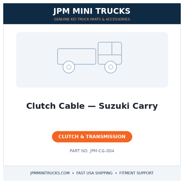 Clutch Cable — Suzuki Carry