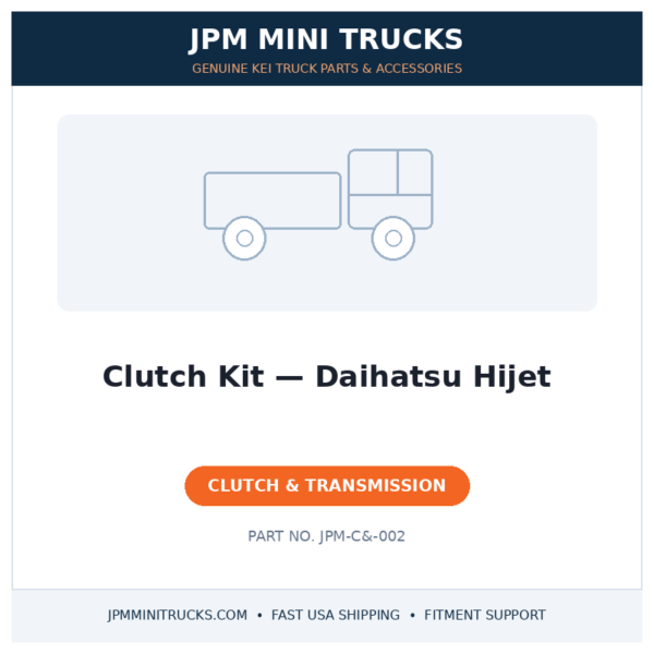 Clutch Kit — Daihatsu Hijet