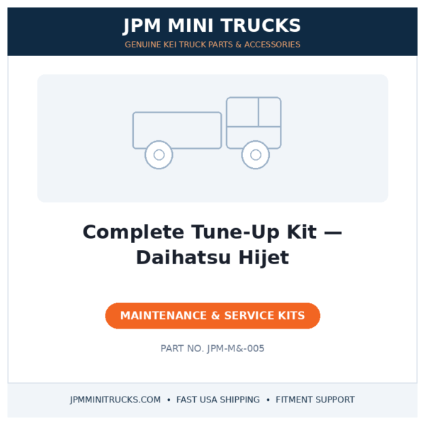 Complete Tune-Up Kit — Daihatsu Hijet