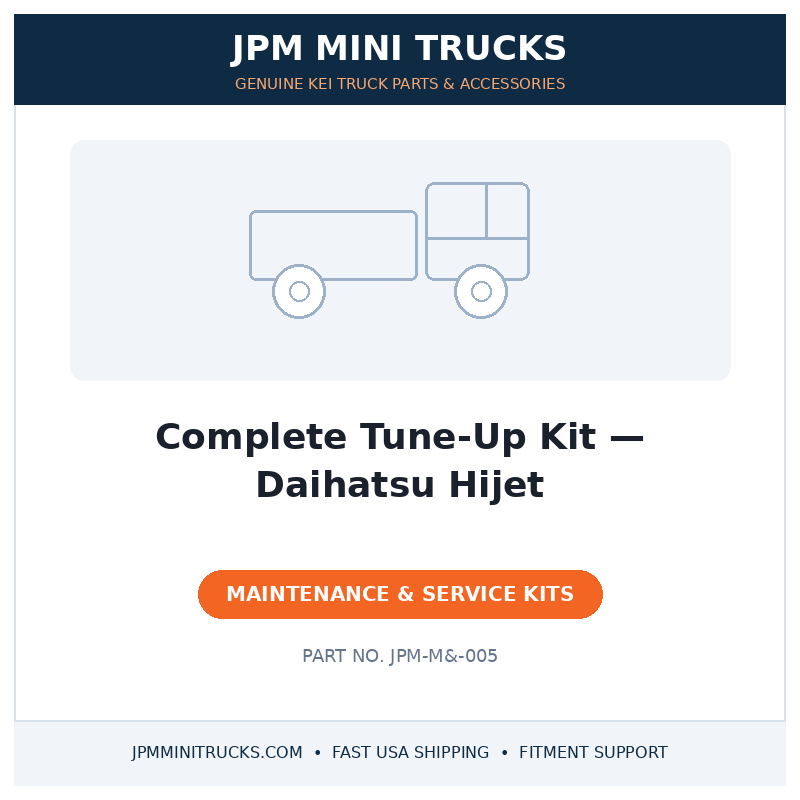 Complete Tune-Up Kit — Daihatsu Hijet