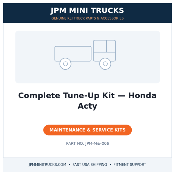 Complete Tune-Up Kit — Honda Acty
