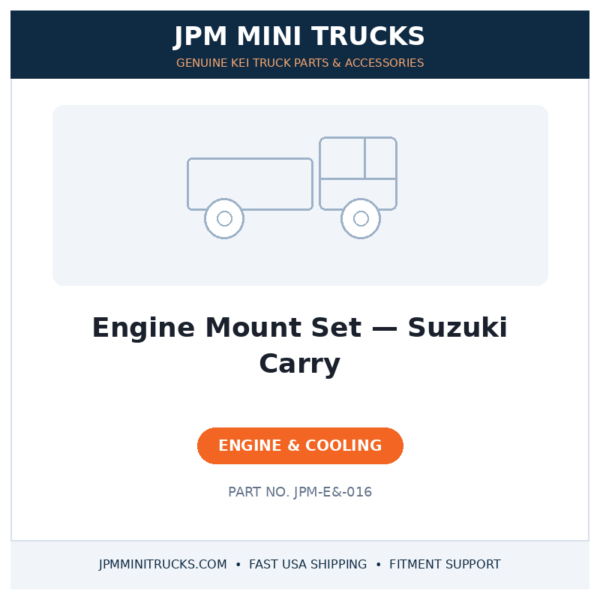 Engine Mount Set — Suzuki Carry