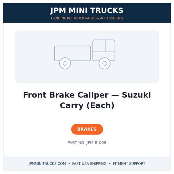 Front Brake Caliper — Suzuki Carry (Each)