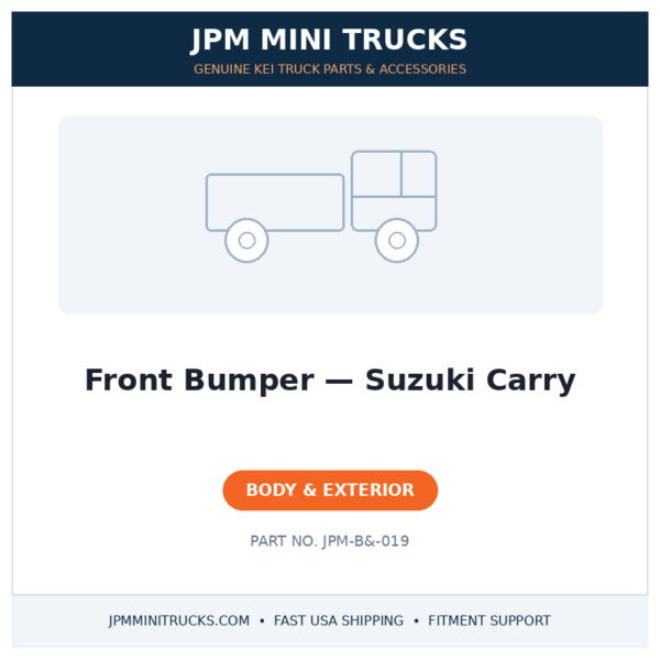 Front Bumper — Suzuki Carry
