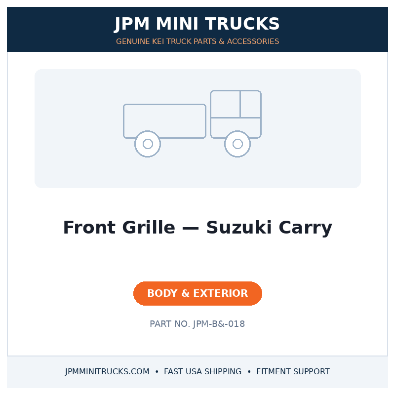 Front Grille — Suzuki Carry