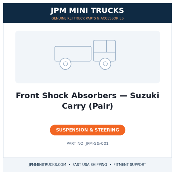 Front Shock Absorbers — Suzuki Carry (Pair)