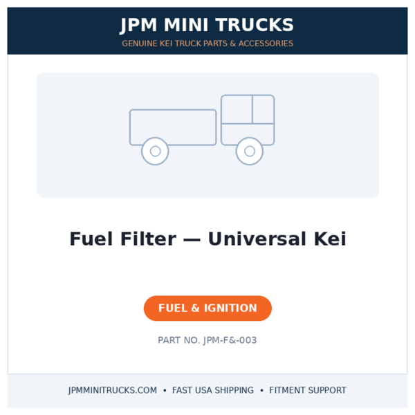 Fuel Filter — Universal Kei