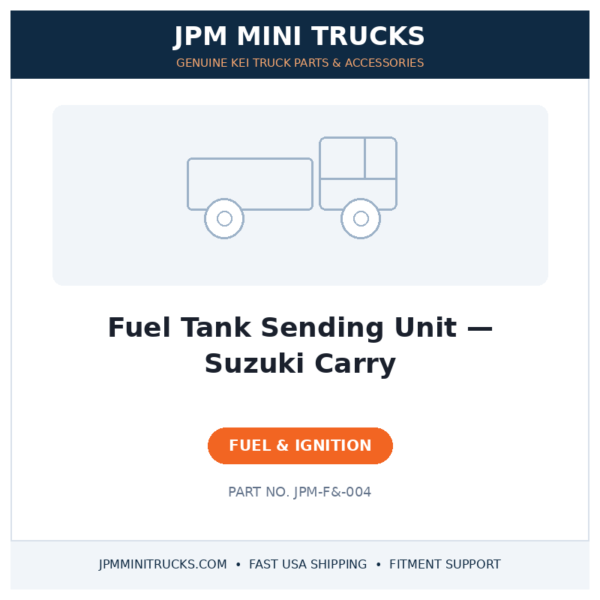 Fuel Tank Sending Unit — Suzuki Carry