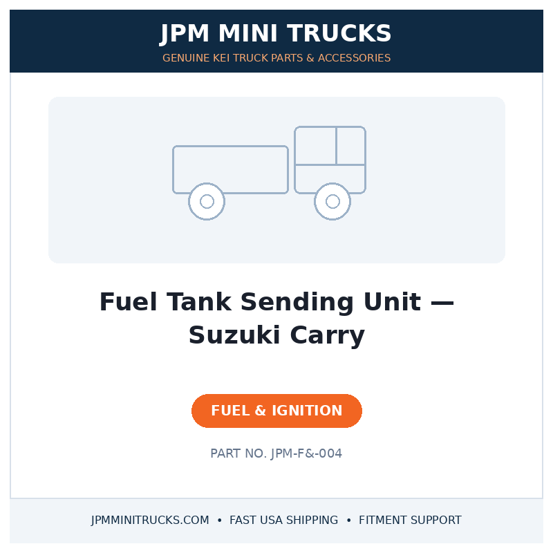Fuel Tank Sending Unit — Suzuki Carry