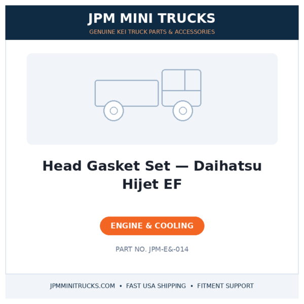 Head Gasket Set — Daihatsu Hijet EF