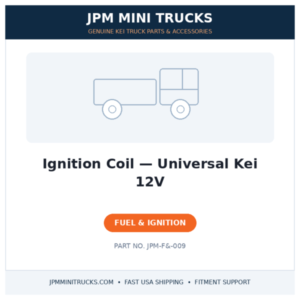 Ignition Coil — Universal Kei 12V