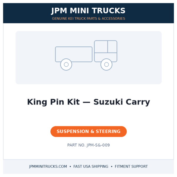King Pin Kit — Suzuki Carry
