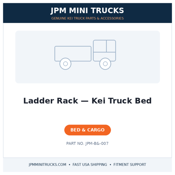 Ladder Rack — Kei Truck Bed