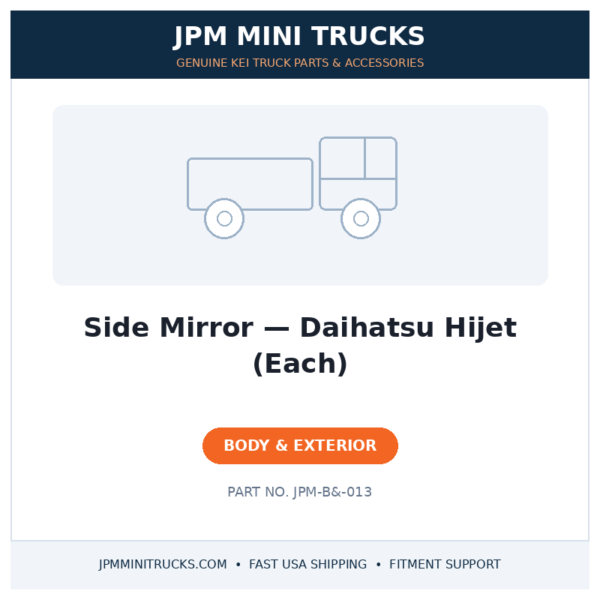 Side Mirror — Daihatsu Hijet (Each)