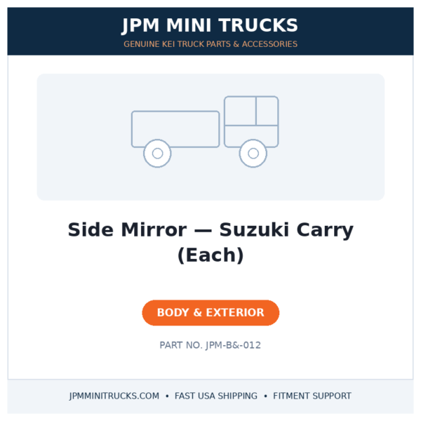 Side Mirror — Suzuki Carry (Each)