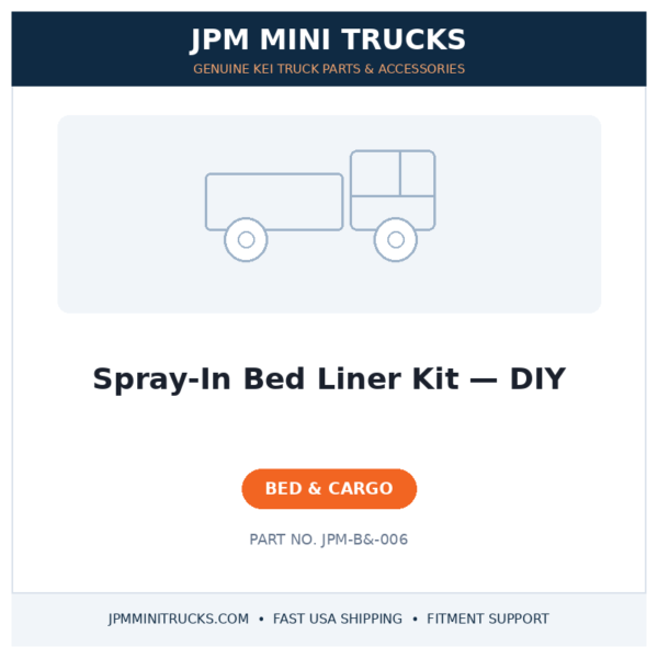 Spray-In Bed Liner Kit — DIY
