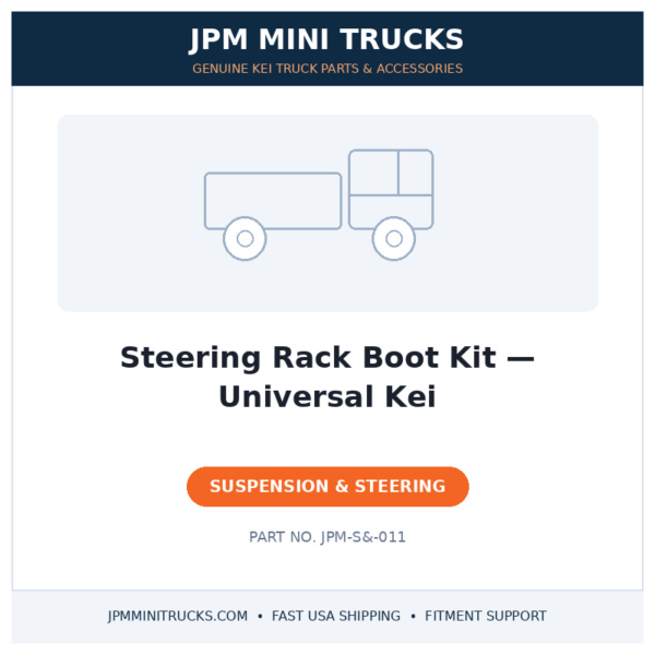 Steering Rack Boot Kit — Universal Kei