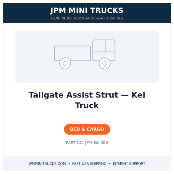 Tailgate Assist Strut — Kei Truck