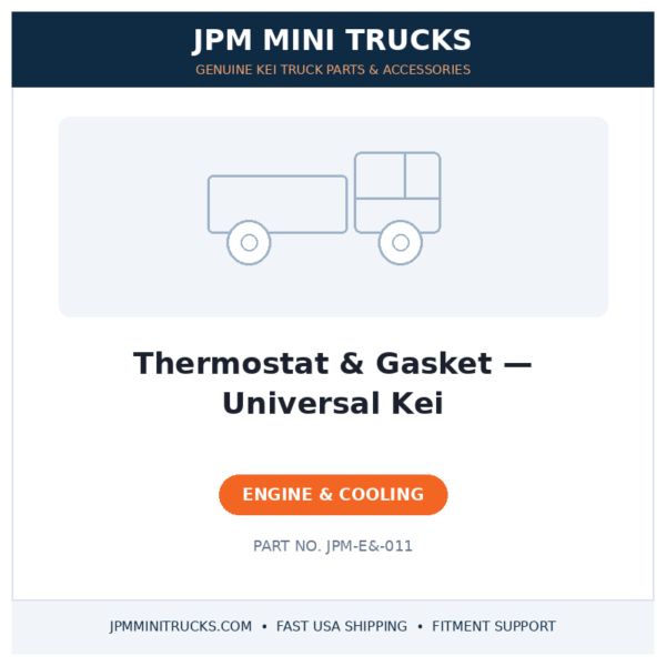Thermostat & Gasket — Universal Kei