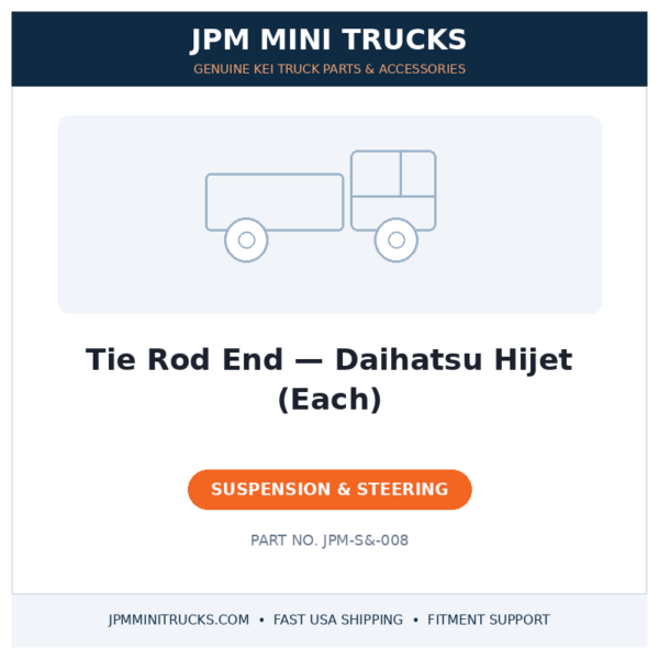 Tie Rod End — Daihatsu Hijet (Each)