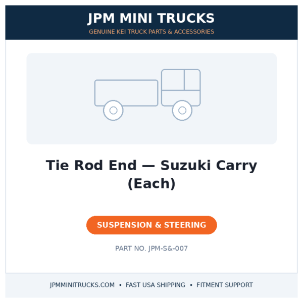 Tie Rod End — Suzuki Carry (Each)