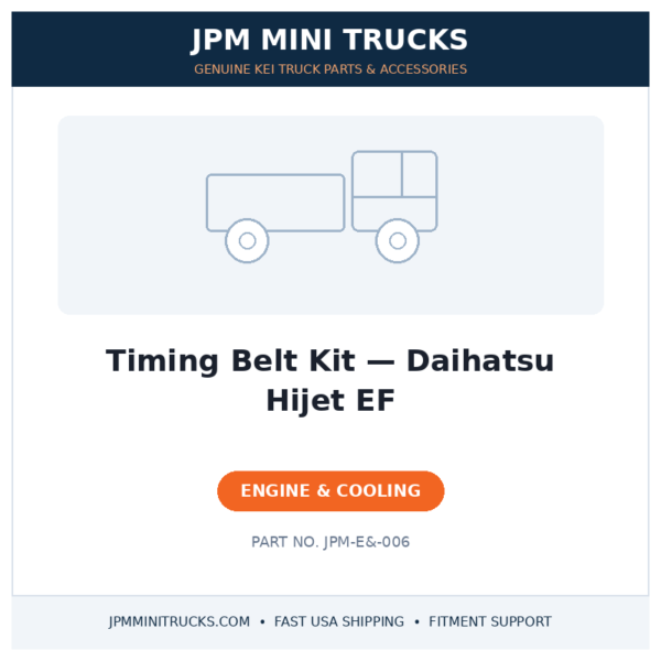 Timing Belt Kit — Daihatsu Hijet EF