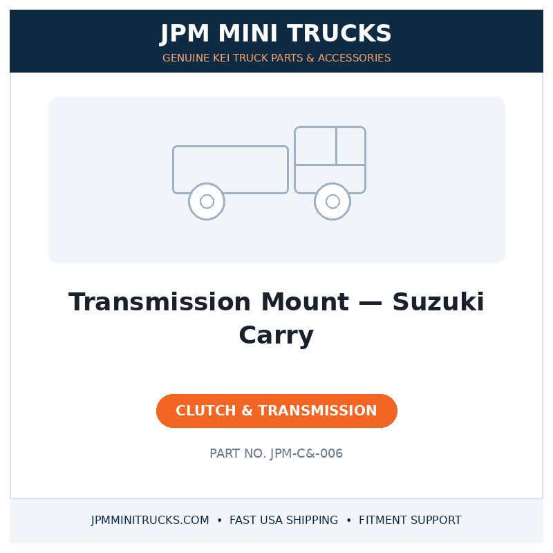 Transmission Mount — Suzuki Carry