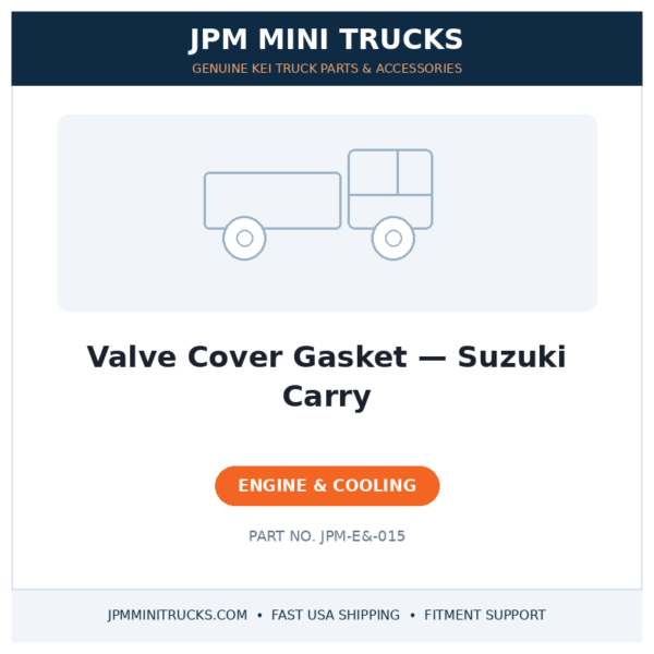 Valve Cover Gasket — Suzuki Carry