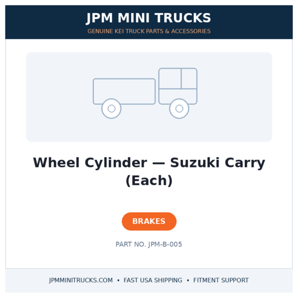 Wheel Cylinder — Suzuki Carry (Each)