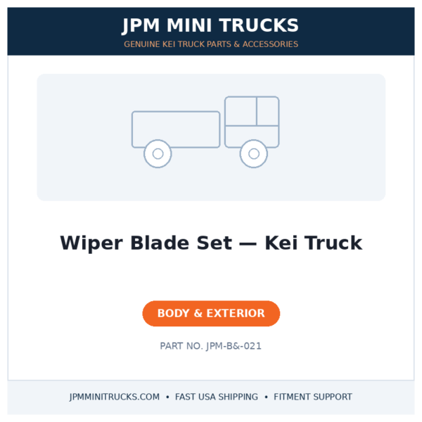 Wiper Blade Set — Kei Truck